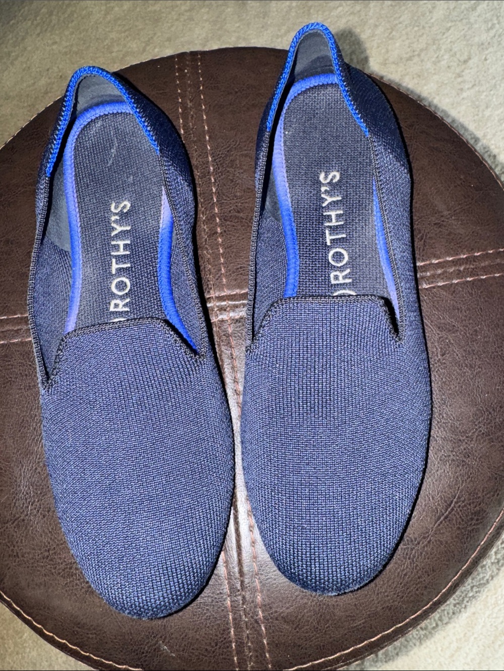 Rothy's The Flat Slip On Flats | Navy Blue | Women's SZ 7.5